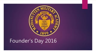 Founder’s Day 2016
 