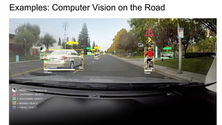 Examples: Computer Vision on the Road
 
