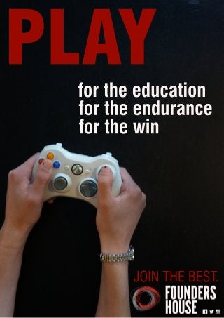 forthewin
fortheendurance
fortheeducation
PLAY
JOINTHEBEST.
 