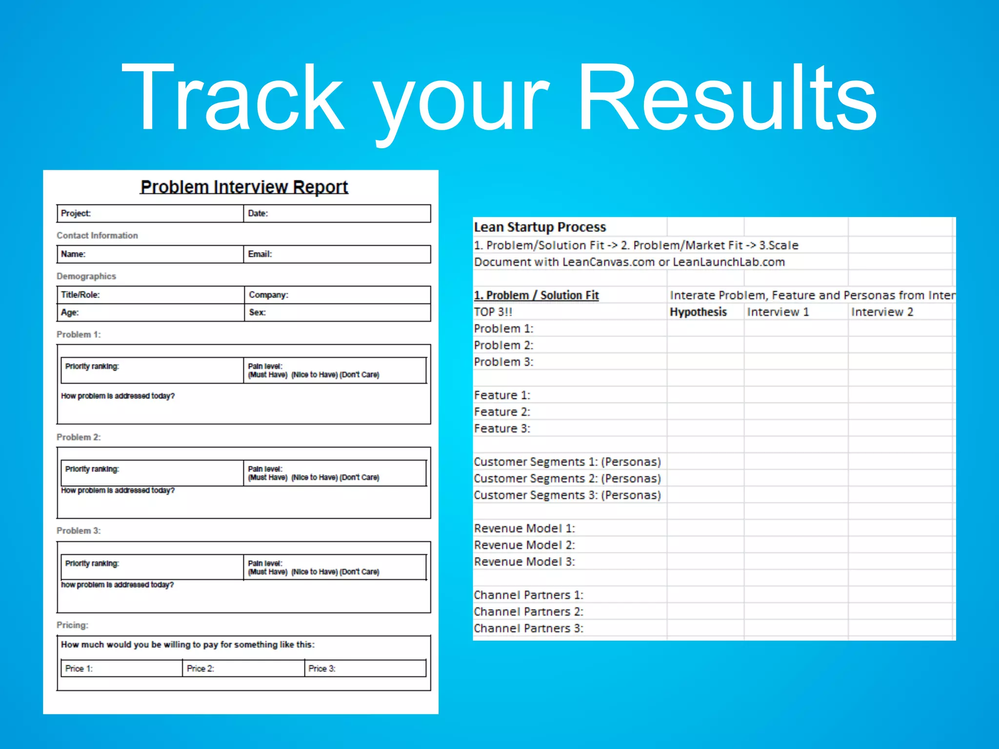 Track your Results
 