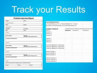Track your Results
 