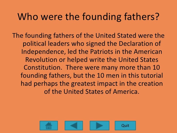 best masters essay on founding fathers