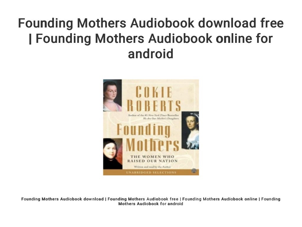 founding mothers book founding mothers book