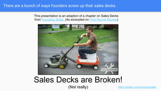 Pete Kazanjy - Product Marketer / Product Manager turned Sales Leader
Twitter: @kazanjy
(Find me on LinkedIn too.)
Founder of
Acquired (‘14) by
Writing
@foundingsales
- First “rep” (founder turned rep)
- First “sales manager”
- First “VP of Sales”
- 20 sales reps ; 20 CS reps
- New Product Sales Leader
- 800 sales reps
 