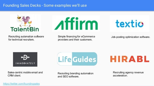 sales decks for founders founding sales december 2015 sales deck