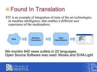 Tumser ECML/PKDD 2009: Found in translation | PPT
