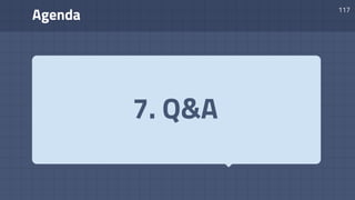 Agenda
117
7. Q&A
 