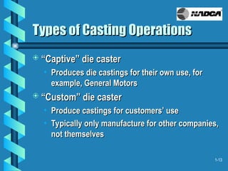 Foundry objectives and overview of the metallurgical process | PPT