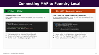 Run AI Locally: Foundry Local + Microsoft Agent Framework | Udaiappa ...