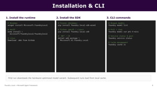 Run AI Locally: Foundry Local + Microsoft Agent Framework | Udaiappa ...