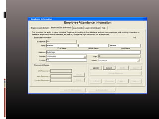 Foundry managent system 