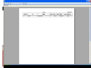 Foundry managent system 