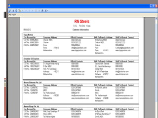 Foundry managent system 