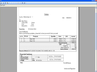 Foundry managent system 