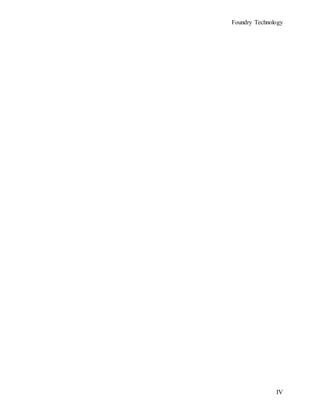 Foundry Technology
IV
 