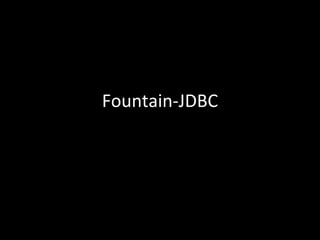 Fountain-JDBC 