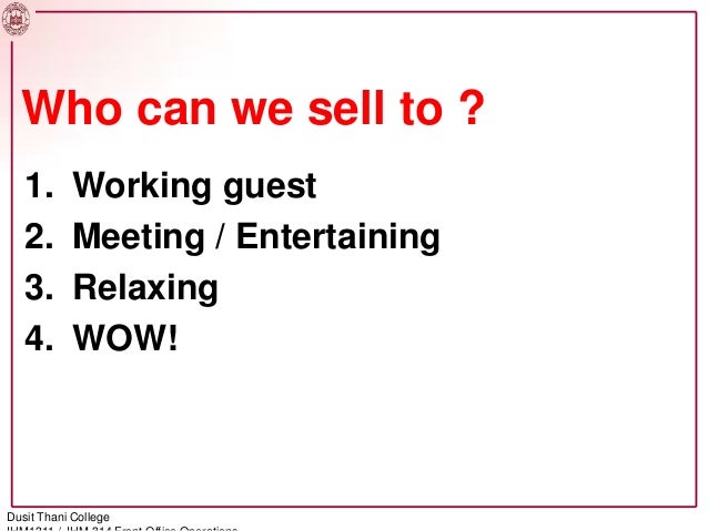 Front Office Upselling Training