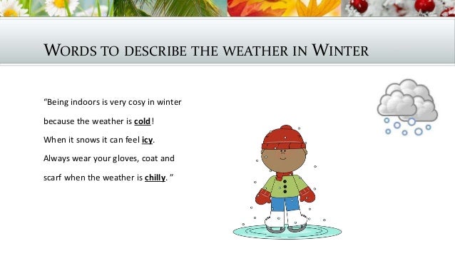 words that describe weather