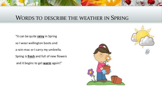 creative writing describe a spring