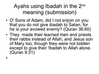 O Rabbs Four Basic Quranic Terms | PPT