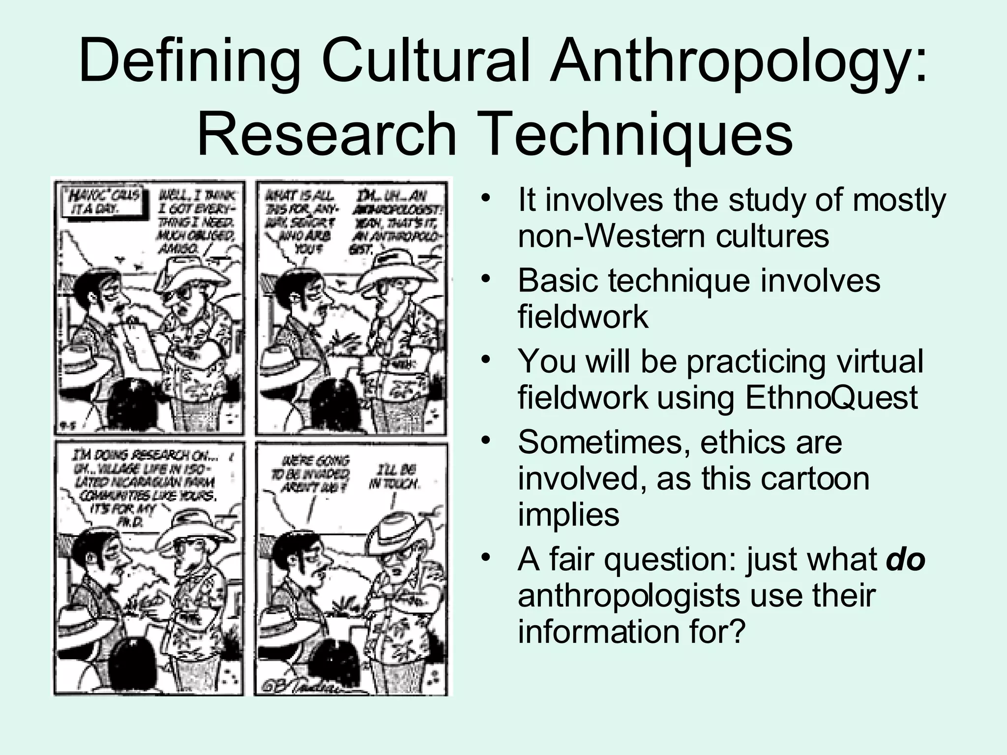 Four Fields in Anthropology | PPT