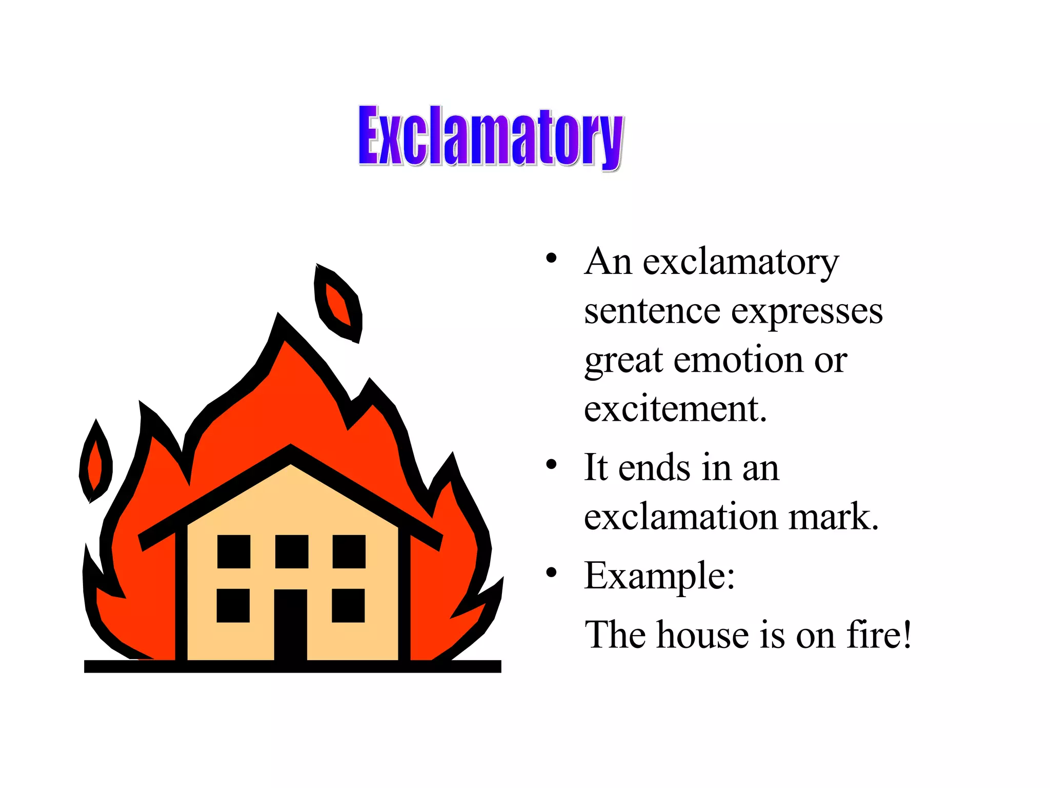 Four Types Of Sentences | PPT
