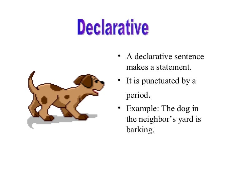 4 types of sentences