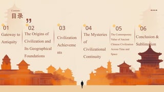 Exploring Four Ancient Civilizations and the Enduring Legacy of Chinese ...