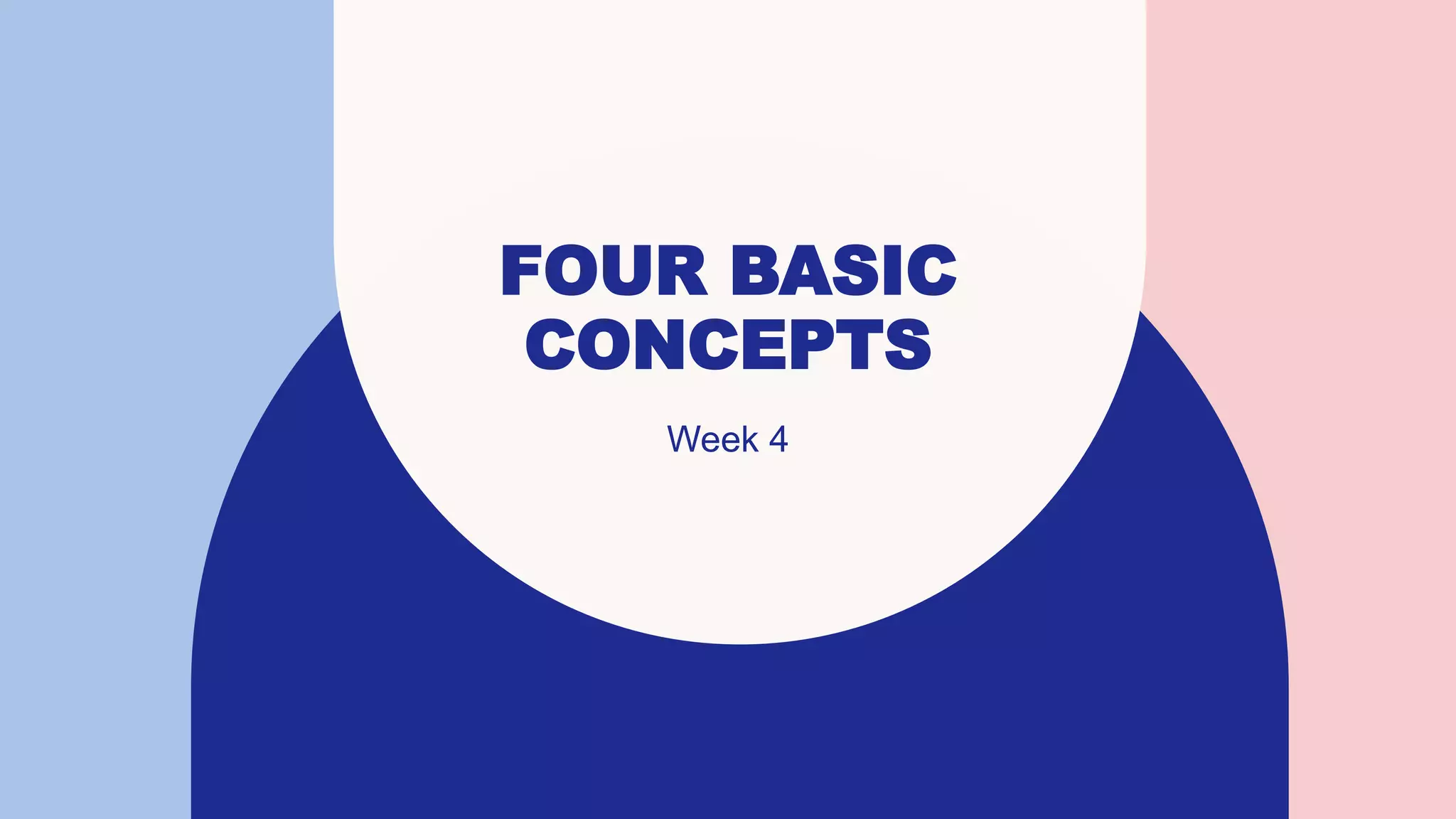 Four basic concepts.pptx | Physics | Science