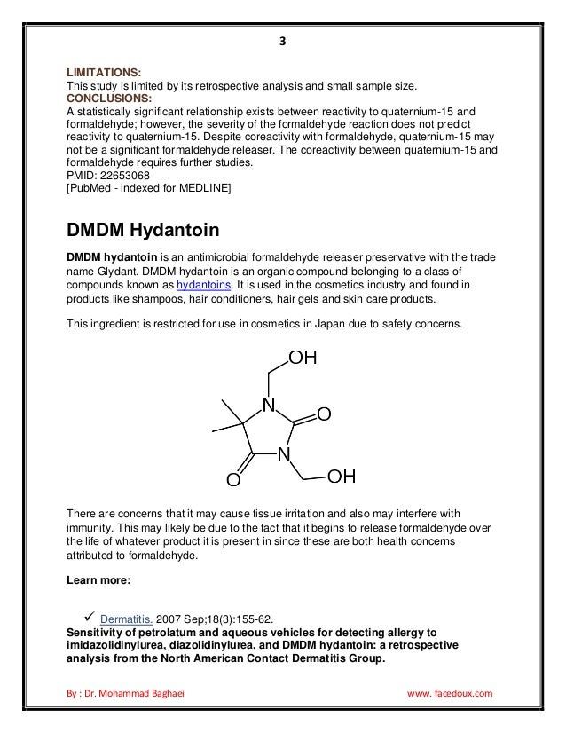 Four common formaldehyde releasers to avoid in your cosmetics and ski…