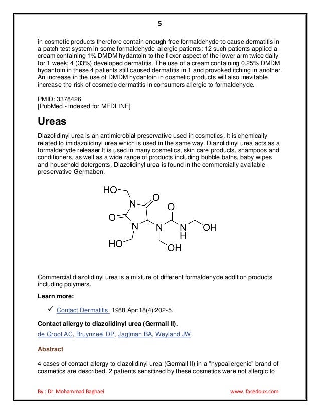 Four common formaldehyde releasers to avoid in your cosmetics and ski…