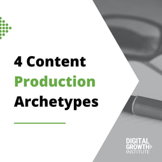 4 Content
Production
Archetypes
 