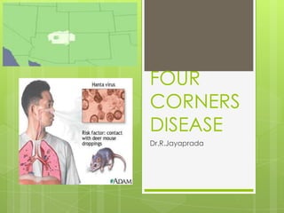 FOUR
CORNERS
DISEASE
Dr.R.Jayaprada
 