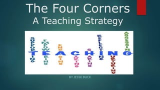 The Four Corners
A Teaching Strategy
BY JESSE BUCK
 
