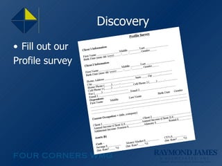 Discovery  Fill out our Profile survey 