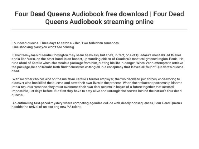 four dead queens book 2 four dead queens book 2