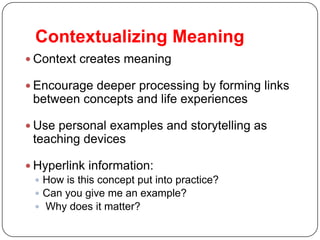 The Four E's of Effective Learning: Teaching Tips for Helping Students ...