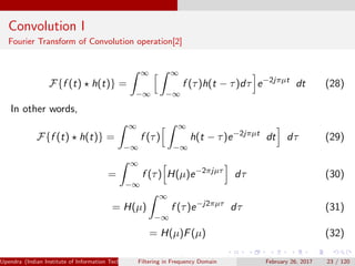 Frequency Domain Filtering of Digital Images | PDF