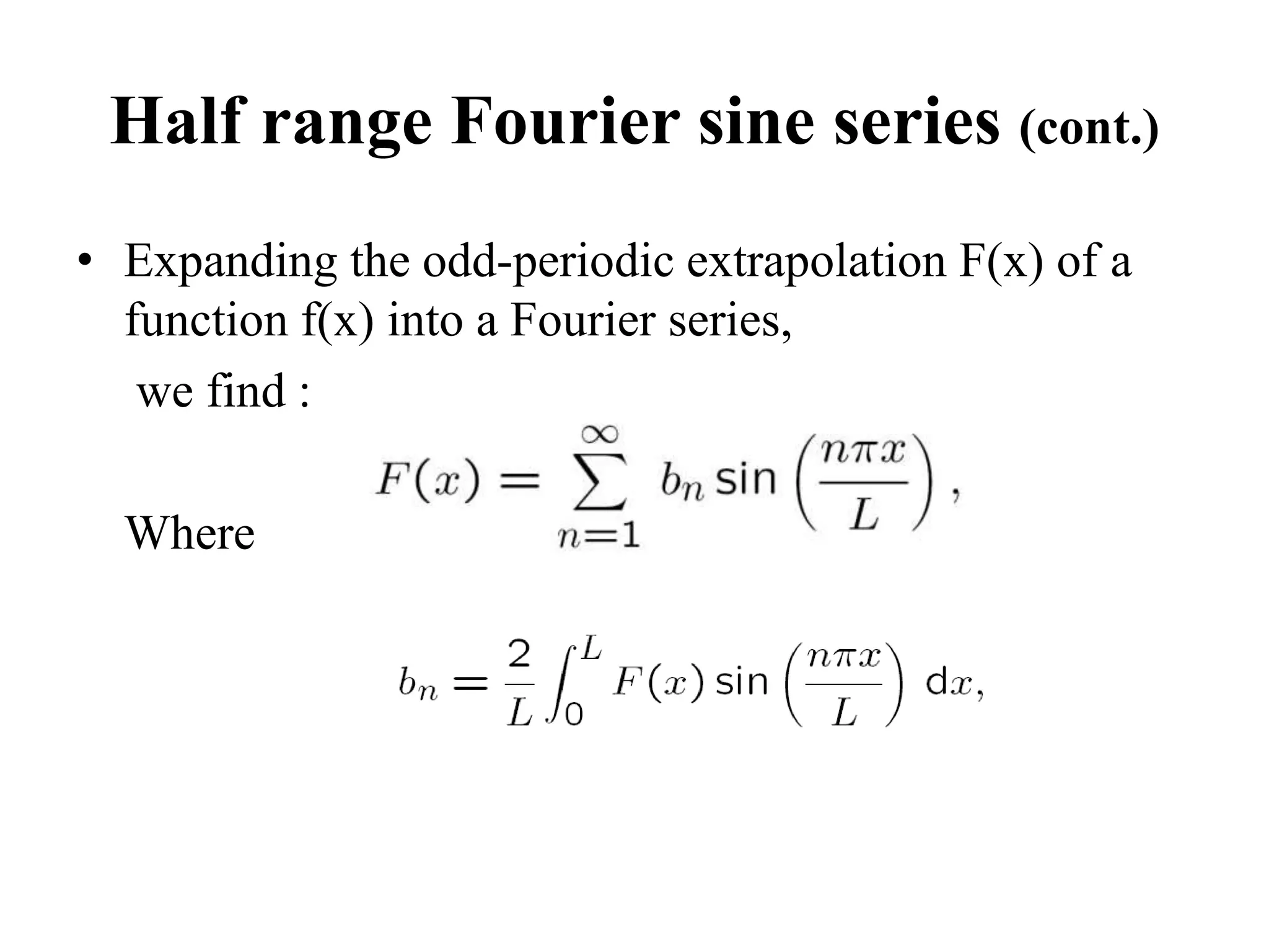 Fourier Series Introduction Pptx Fourier Series Introduction Pptx