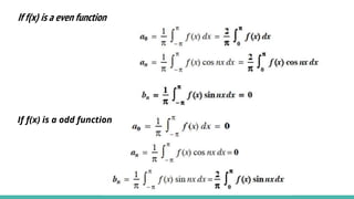 Fourier series and it's examples | PPT