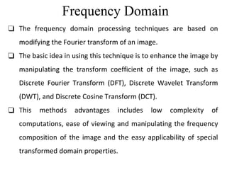 Comprehensive Guide to Image Enhancement Using Fourier Transformation ...