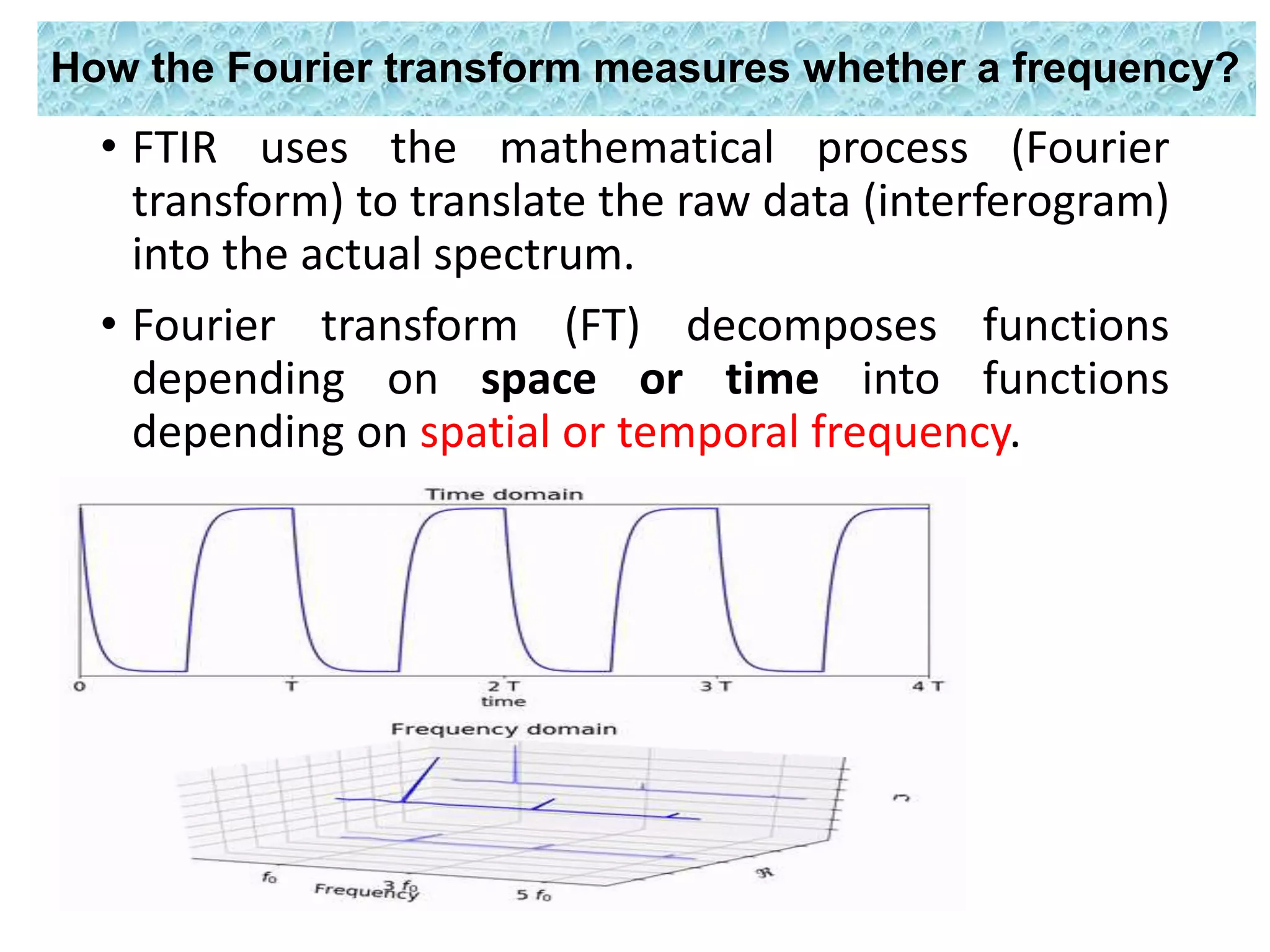Fourier transform IR (FTIR) machine for textile application | PPT