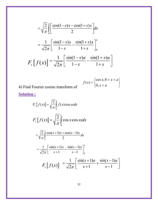 Fourier Transform and Its Applications | PDF