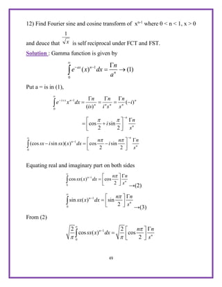 Fourier Transform and Its Applications | PDF