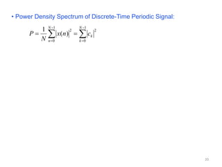 Fourier analysis of signals and systems | PPT