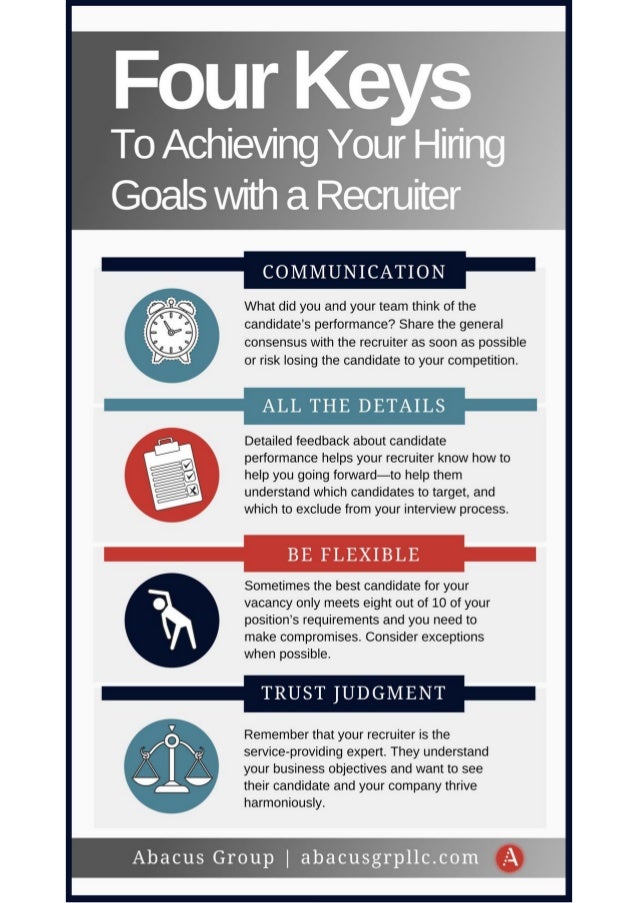 Four Keys to Achieving Your Hiring Goals with an Executive Recruiter