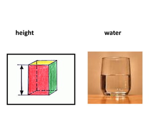 height   water
 