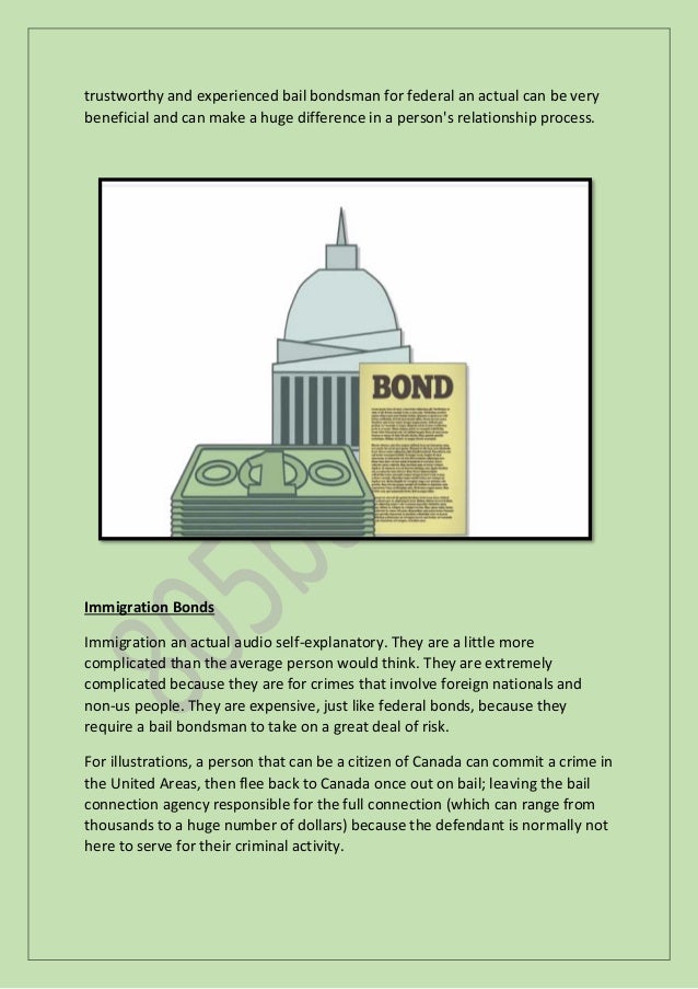 Four main types of bail bonds
