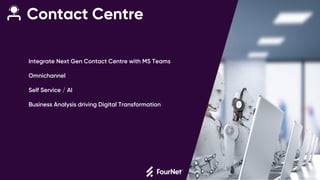 FourNet Microsoft Teams Direct Routing and Contact Centre Integration | PDF