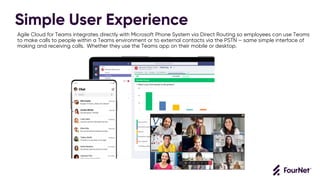 FourNet Microsoft Teams Direct Routing and Contact Centre Integration | PDF